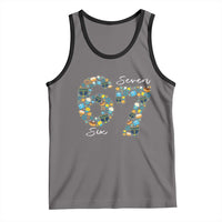 Funny Hanukkah 67 Tank Top Six Seven Meme Chanukah Dreidel Gelt Star Of David - Wonder Print Shop