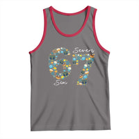 Funny Hanukkah 67 Tank Top Six Seven Meme Chanukah Dreidel Gelt Star Of David - Wonder Print Shop