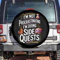 Funny I Am Not Procrastinating I Am Doing Side Quests Spare Tire Cover Fantasy RPG Gamer - Wonder Print Shop