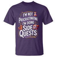 Funny I Am Not Procrastinating I Am Doing Side Quests T Shirt Fantasy RPG Gamer - Wonder Print Shop