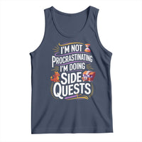 Funny I Am Not Procrastinating I Am Doing Side Quests Tank Top Fantasy RPG Gamer - Wonder Print Shop