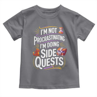 Funny I Am Not Procrastinating I Am Doing Side Quests Toddler T Shirt Fantasy RPG Gamer - Wonder Print Shop