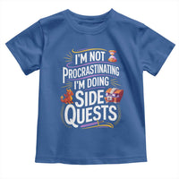 Funny I Am Not Procrastinating I Am Doing Side Quests Toddler T Shirt Fantasy RPG Gamer - Wonder Print Shop