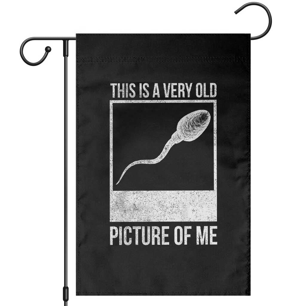 Funny This Is A Very Old Picture Of Me Garden Flag Adult Humor Gag Gift - Wonder Print Shop