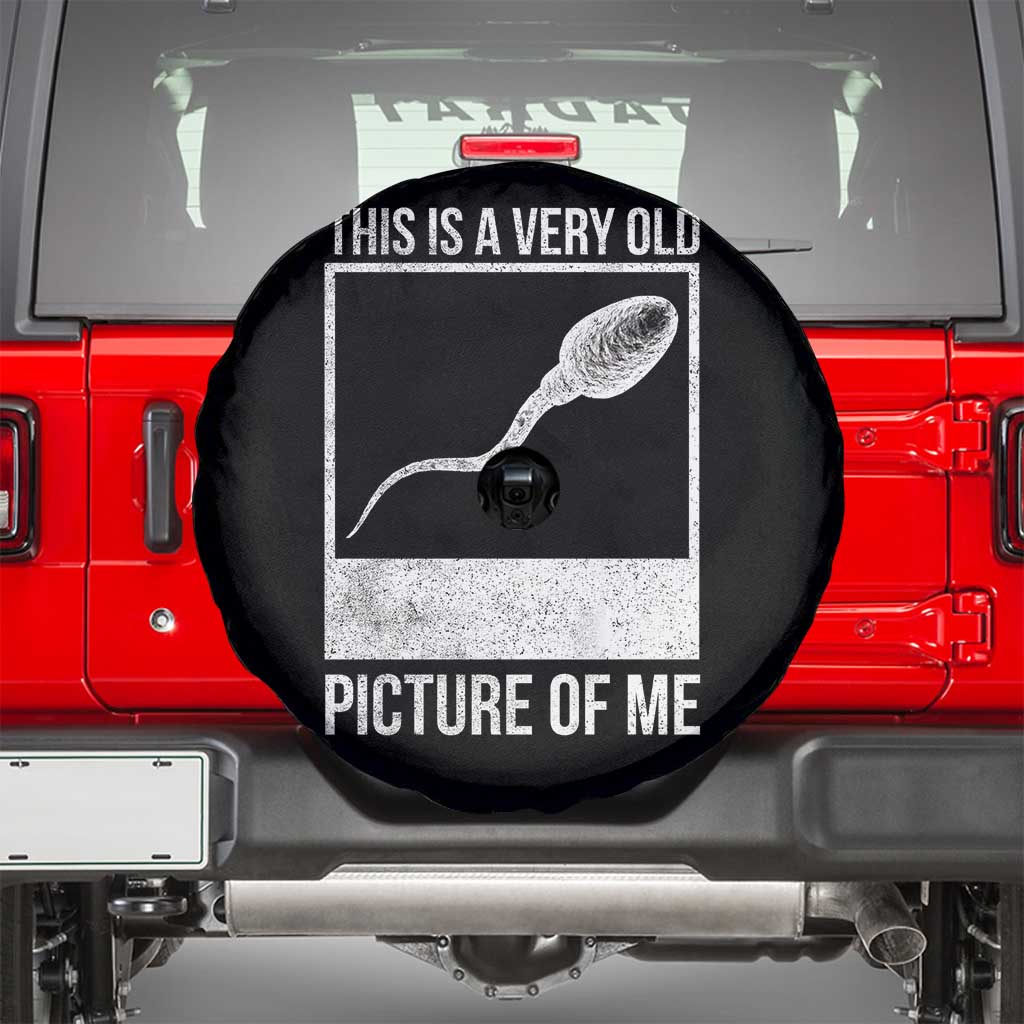 Funny This Is A Very Old Picture Of Me Spare Tire Cover Adult Humor Gag Gift - Wonder Print Shop