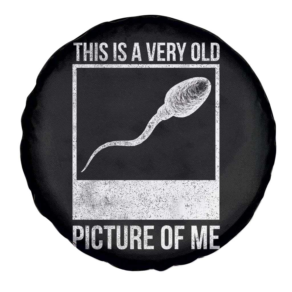 Funny This Is A Very Old Picture Of Me Spare Tire Cover Adult Humor Gag Gift - Wonder Print Shop