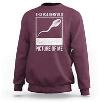 Funny This Is A Very Old Picture Of Me Sweatshirt Adult Humor Gag Gift - Wonder Print Shop
