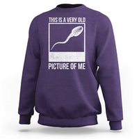 Funny This Is A Very Old Picture Of Me Sweatshirt Adult Humor Gag Gift - Wonder Print Shop