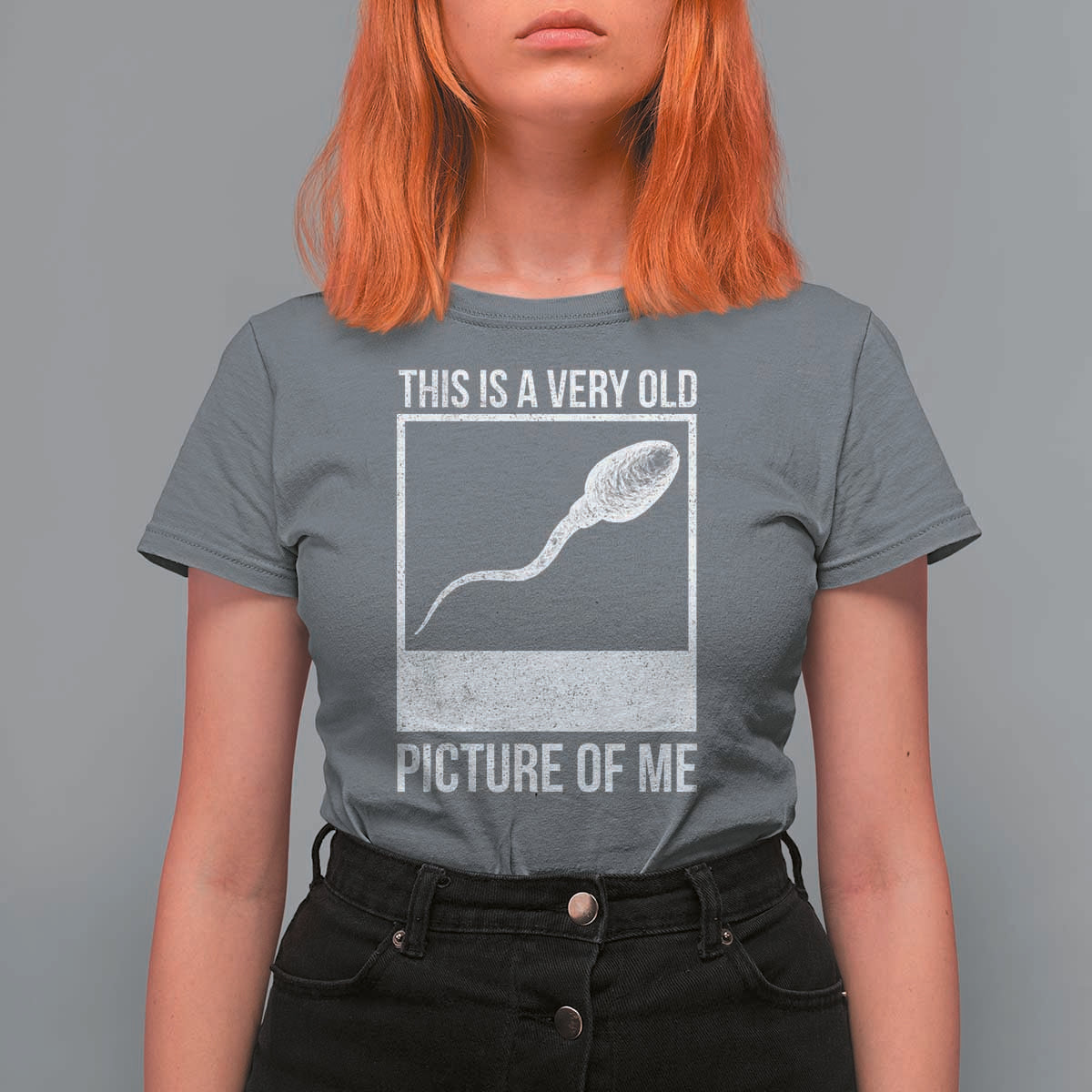 Funny This Is A Very Old Picture Of Me T Shirt For Women Adult Humor Gag Gift - Wonder Print Shop