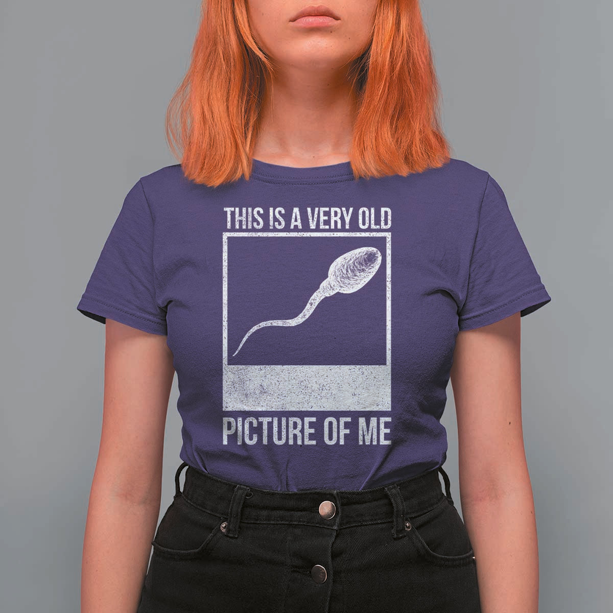 Funny This Is A Very Old Picture Of Me T Shirt For Women Adult Humor Gag Gift - Wonder Print Shop