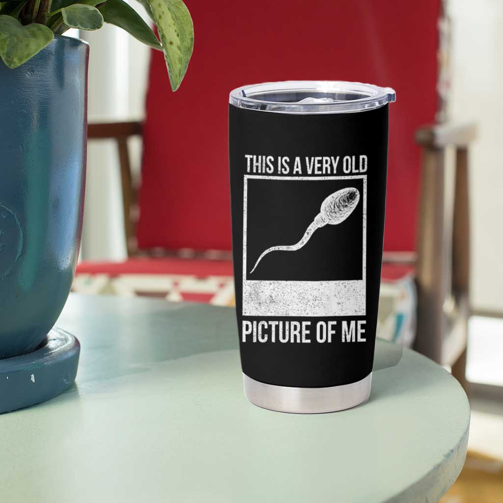 Funny This Is A Very Old Picture Of Me Tumbler Cup Adult Humor Gag Gift - Wonder Print Shop