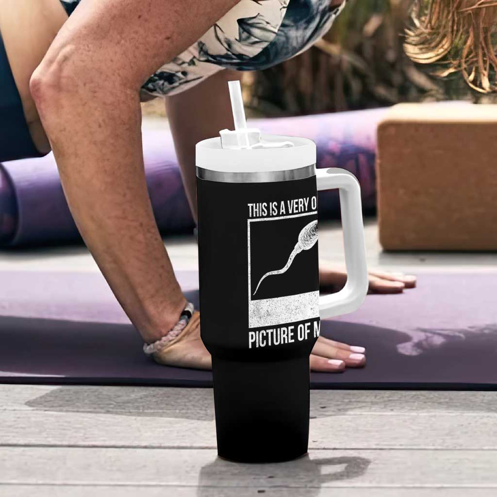 Funny This Is A Very Old Picture Of Me Tumbler With Handle Adult Humor Gag Gift - Wonder Print Shop