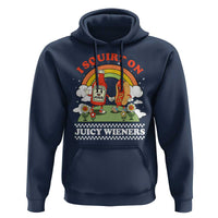 Funny I Squirt On Juicy Wieners Hoodie Adult Humor Dirty Gag Hot Dog Joke - Wonder Print Shop