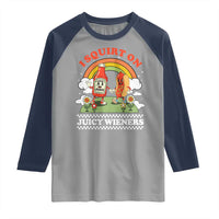 Funny I Squirt On Juicy Wieners Raglan Shirt Adult Humor Dirty Gag Hot Dog Joke - Wonder Print Shop