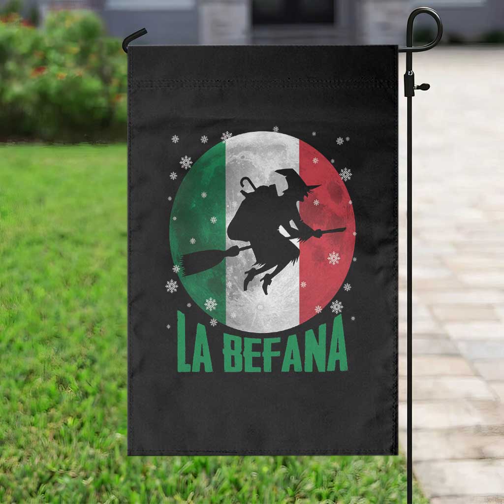 La Befana Italian Christmas Garden Flag Xmas Witch Folklore Italy Holiday - Wonder Print Shop