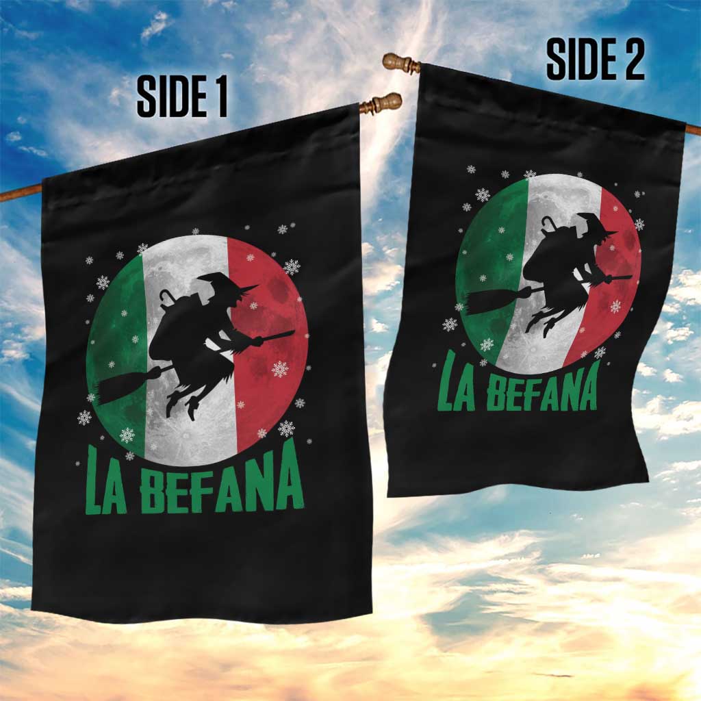 La Befana Italian Christmas Garden Flag Xmas Witch Folklore Italy Holiday - Wonder Print Shop