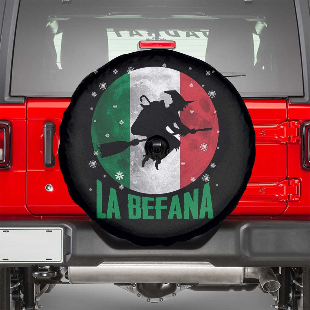 La Befana Italian Christmas Spare Tire Cover Xmas Witch Folklore Italy Holiday - Wonder Print Shop