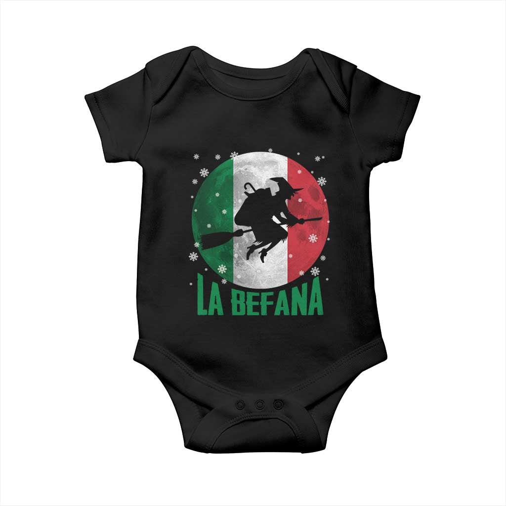 La Befana Italian Christmas Baby Onesie Xmas Witch Folklore Italy Holiday - Wonder Print Shop