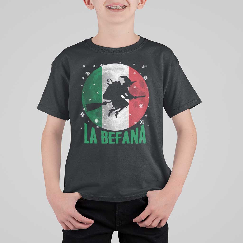 La Befana Italian Christmas T Shirt For Kid Xmas Witch Folklore Italy Holiday - Wonder Print Shop