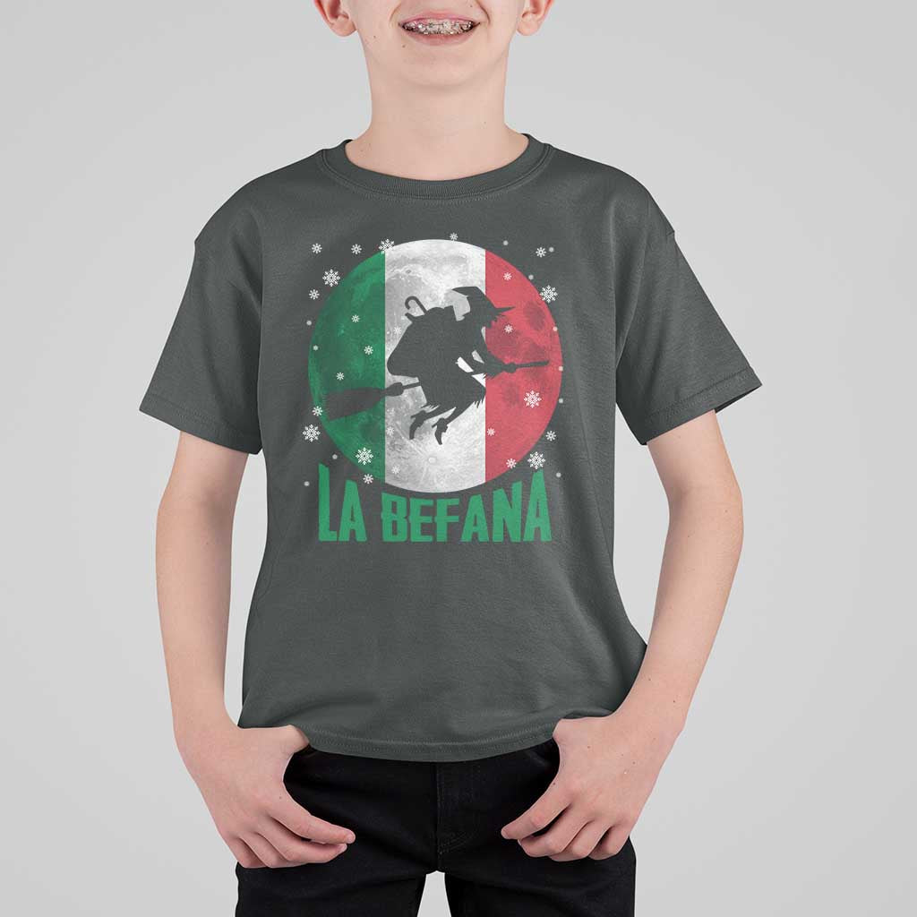 La Befana Italian Christmas T Shirt For Kid Xmas Witch Folklore Italy Holiday - Wonder Print Shop