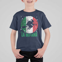 La Befana Italian Christmas T Shirt For Kid Xmas Witch Folklore Italy Holiday - Wonder Print Shop