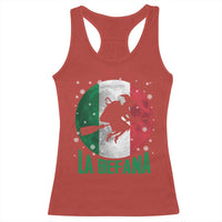 La Befana Italian Christmas Racerback Tank Top Xmas Witch Folklore Italy Holiday - Wonder Print Shop