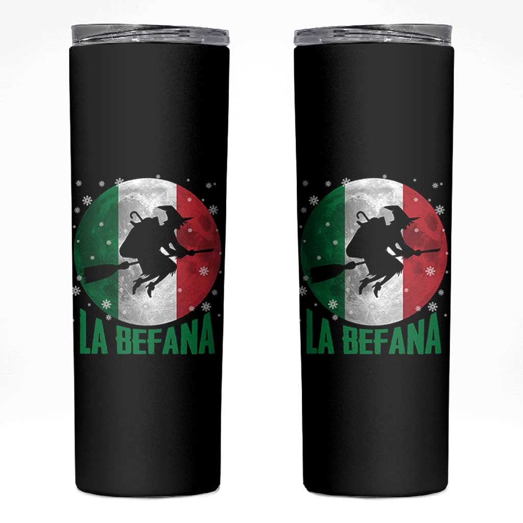 La Befana Italian Christmas Skinny Tumbler Xmas Witch Folklore Italy Holiday - Wonder Print Shop