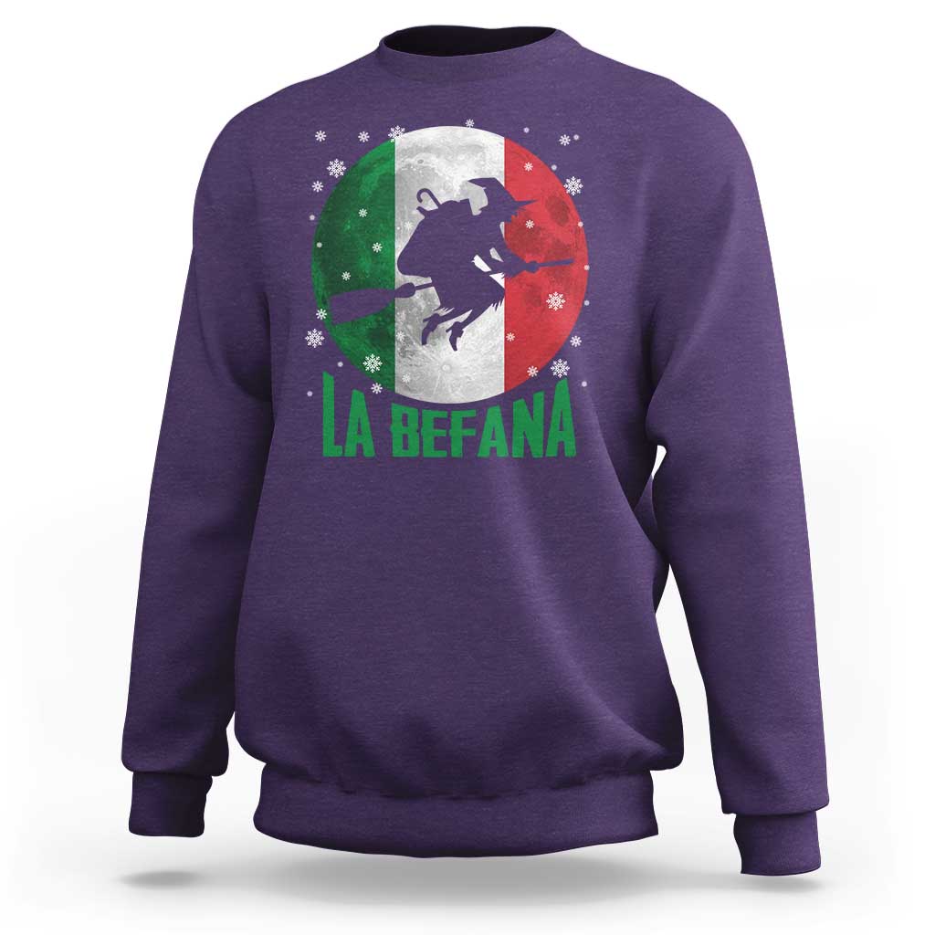La Befana Italian Christmas Sweatshirt Xmas Witch Folklore Italy Holiday - Wonder Print Shop