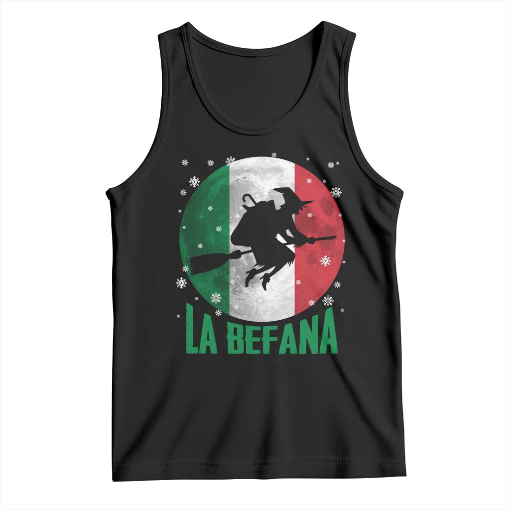 La Befana Italian Christmas Tank Top Xmas Witch Folklore Italy Holiday - Wonder Print Shop