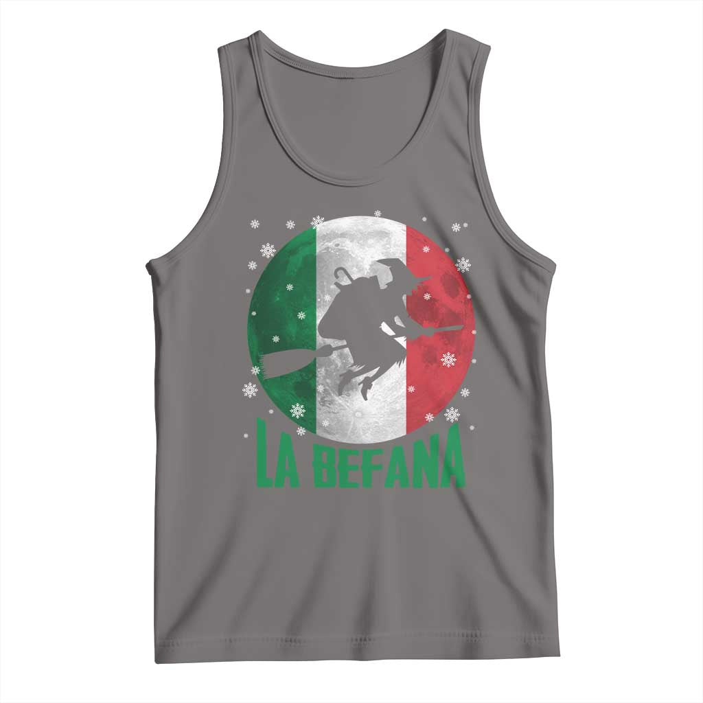 La Befana Italian Christmas Tank Top Xmas Witch Folklore Italy Holiday - Wonder Print Shop