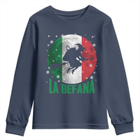 La Befana Italian Christmas Youth Sweatshirt Xmas Witch Folklore Italy Holiday - Wonder Print Shop