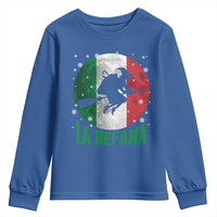 La Befana Italian Christmas Youth Sweatshirt Xmas Witch Folklore Italy Holiday - Wonder Print Shop