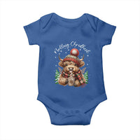 Scottish Christmas Baby Onesie Nollaig Chridheil Gaelic Xmas Higland Cow - Wonder Print Shop