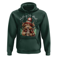 Scottish Christmas Hoodie Nollaig Chridheil Gaelic Xmas Higland Cow - Wonder Print Shop