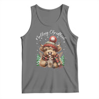 Scottish Christmas Tank Top Nollaig Chridheil Gaelic Xmas Higland Cow - Wonder Print Shop