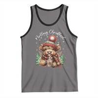 Scottish Christmas Tank Top Nollaig Chridheil Gaelic Xmas Higland Cow - Wonder Print Shop