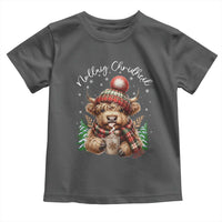 Scottish Christmas Toddler T Shirt Nollaig Chridheil Gaelic Xmas Higland Cow - Wonder Print Shop