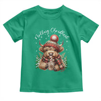 Scottish Christmas Toddler T Shirt Nollaig Chridheil Gaelic Xmas Higland Cow - Wonder Print Shop