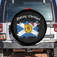Scottish Christmas Spare Tire Cover Nollaig Chridheil Gaelic Xmas Scotland Lion Rampant - Wonder Print Shop