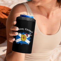 Scottish Christmas 4 in 1 Can Cooler Tumbler Nollaig Chridheil Gaelic Xmas Scotland Lion Rampant - Wonder Print Shop