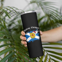 Scottish Christmas Skinny Tumbler Nollaig Chridheil Gaelic Xmas Scotland Lion Rampant - Wonder Print Shop