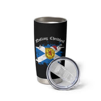 Scottish Christmas Tumbler Cup Nollaig Chridheil Gaelic Xmas Scotland Lion Rampant - Wonder Print Shop