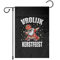 Dutch Christmas Garden Flag Vrolijk Kerstfeest Dabiing Sinterklaas Santa - Wonder Print Shop