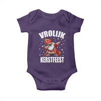 Dutch Christmas Baby Onesie Vrolijk Kerstfeest Dabiing Sinterklaas Santa - Wonder Print Shop