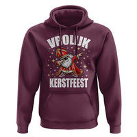 Dutch Christmas Hoodie Vrolijk Kerstfeest Dabiing Sinterklaas Santa - Wonder Print Shop