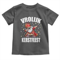 Dutch Christmas Toddler T Shirt Vrolijk Kerstfeest Dabiing Sinterklaas Santa - Wonder Print Shop