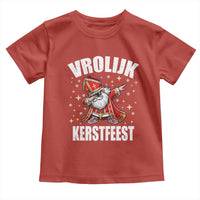 Dutch Christmas Toddler T Shirt Vrolijk Kerstfeest Dabiing Sinterklaas Santa - Wonder Print Shop