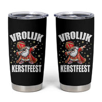 Dutch Christmas Tumbler Cup Vrolijk Kerstfeest Dabiing Sinterklaas Santa - Wonder Print Shop