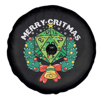 Funny Christmas RPG Spare Tire Cover Merry Critmas D20 RPG Gamer Dice Gaming Xmas - Wonder Print Shop