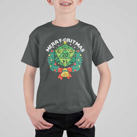 Funny Christmas RPG T Shirt For Kid Merry Critmas D20 RPG Gamer Dice Gaming Xmas - Wonder Print Shop